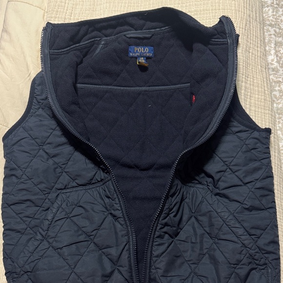 Polo by Ralph Lauren Navy Quilted Vest - Picture 4 of 5
